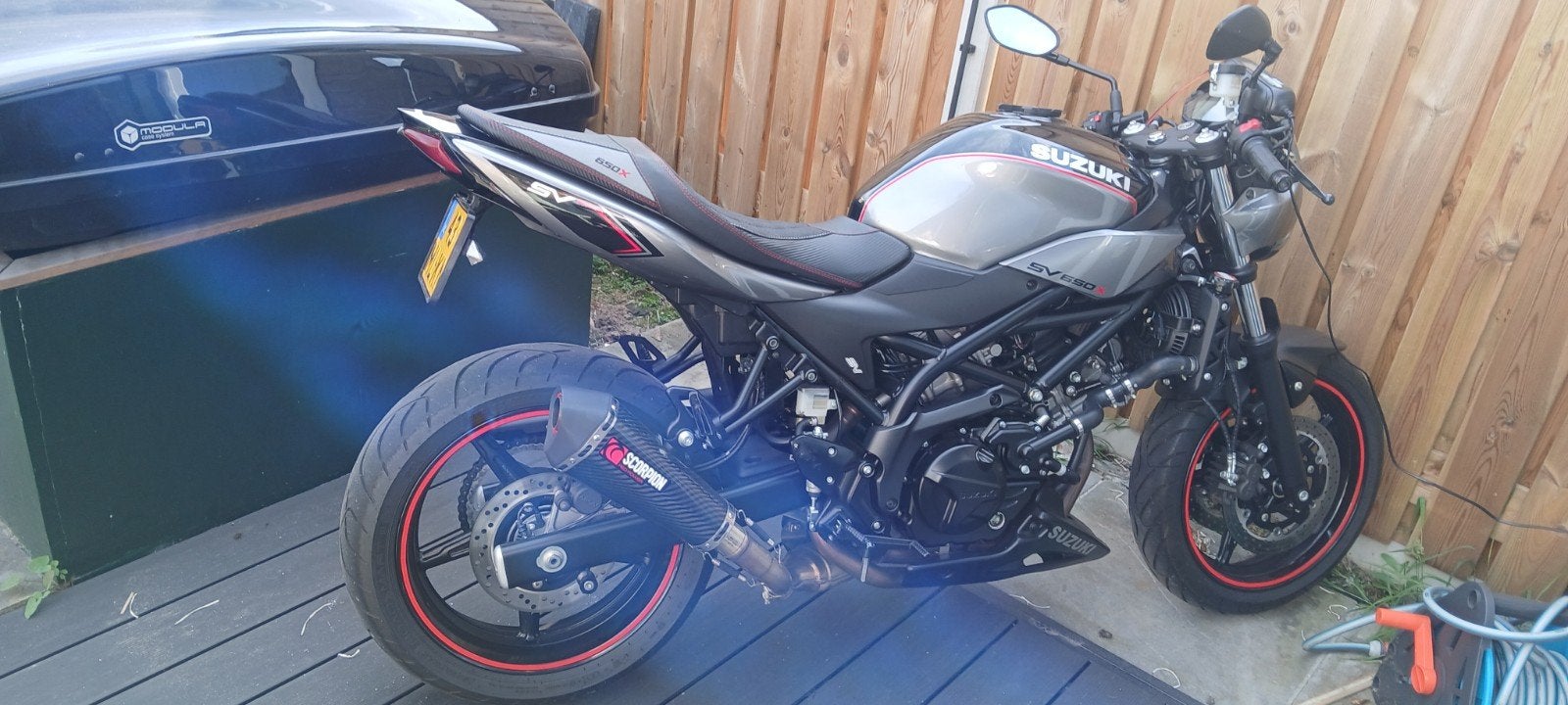 suzuki sv650x 2022.  +- 6500 km, Motoren, 2 cilinders, Particulier, ABS, Handgeschakeld