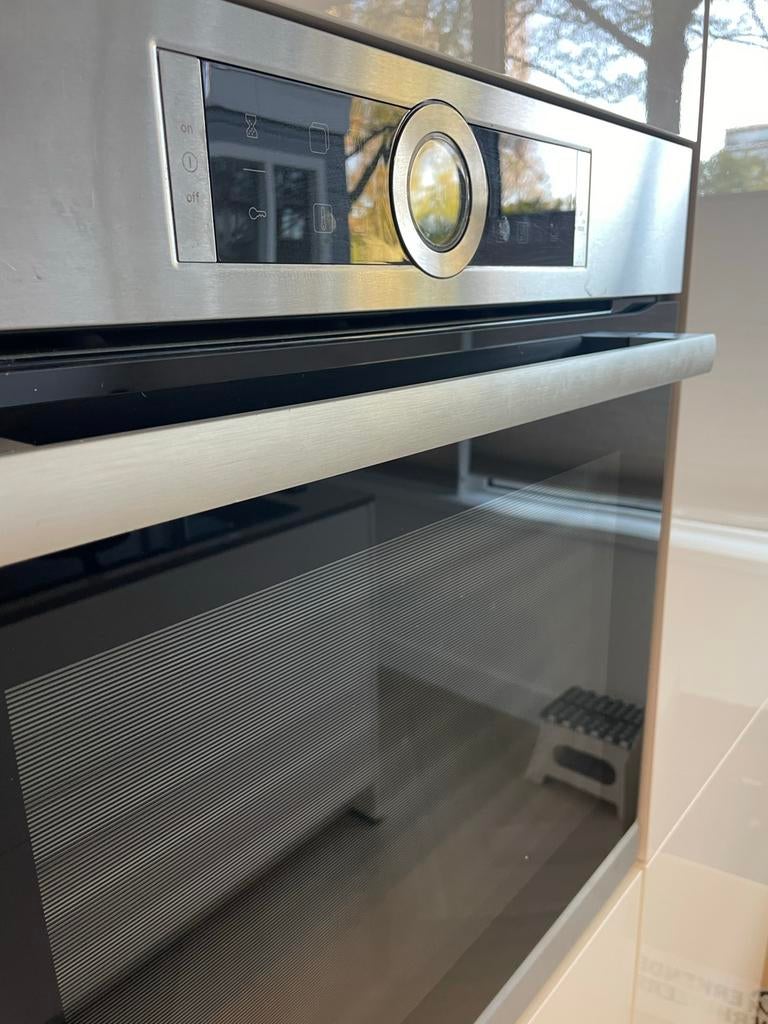 Bosch HRG675BS1/40 Inbouw Oven met Stoomfunctie, Oven, Hete lucht, 60 cm of meer, Zo goed als nieuw
