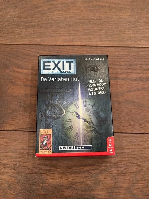 Exit het spel de verlaten hut 999 games, Een of twee spelers, Ophalen of Verzenden, Gebruikt, 999 Games