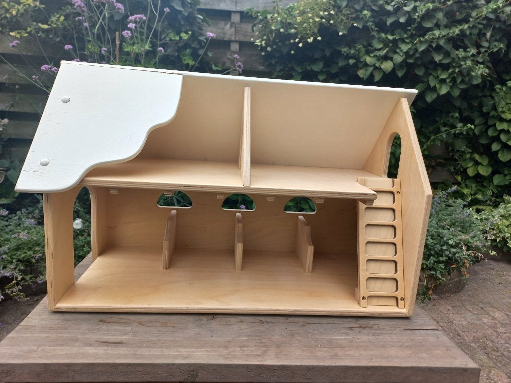 Houten speel boerderij Van Dijk Toys, Ophalen of Verzenden, Zo goed als nieuw, Overige typen
