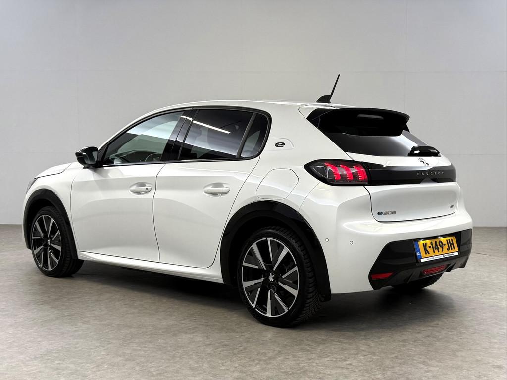 Peugeot e-208 EV GT 50 kWh | Snelladen | SOH 93% | Pano | Sf, Gebruikt, Wit, Origineel Nederlands, Onderhoudsboekje