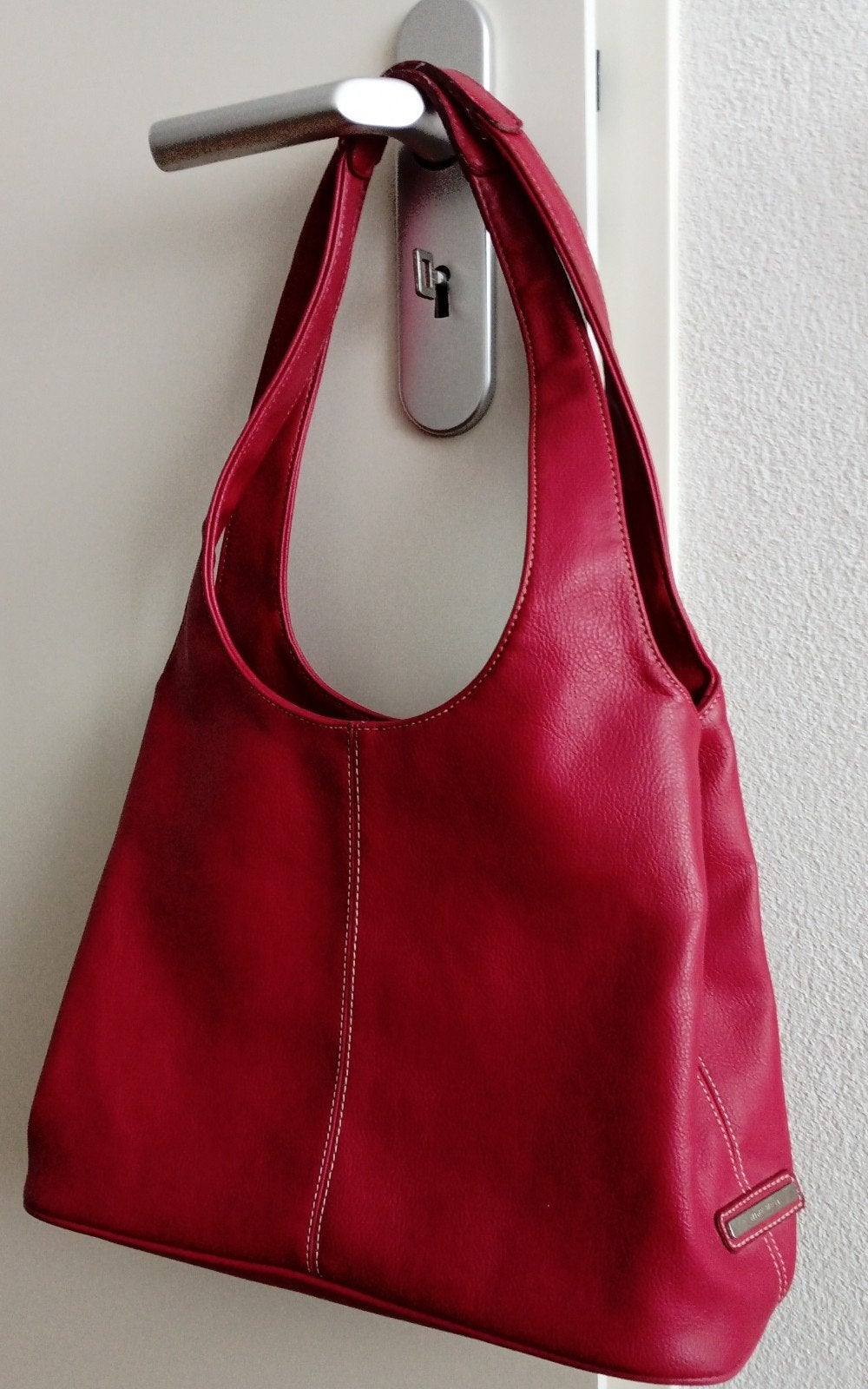 Nine West Handtas Rood - Stijlvol en tijdloos, Ophalen of Verzenden, Gebruikt, Rood, Handtas