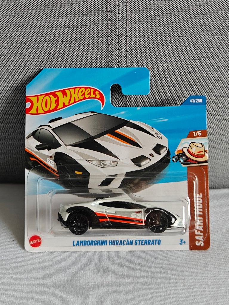 Hot Wheels Lamborghini Huracan Sterrato Wit Safari Mode 2025, Ophalen of Verzenden, Nieuw, Auto