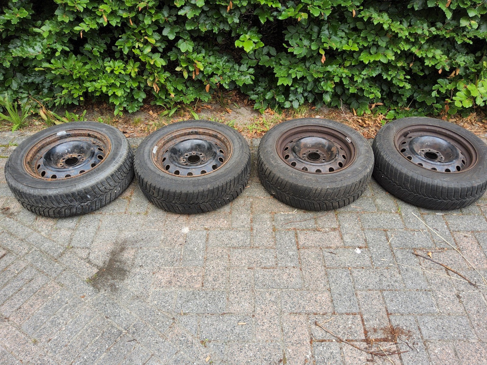 Winterbanden, Ophalen, Gebruikt