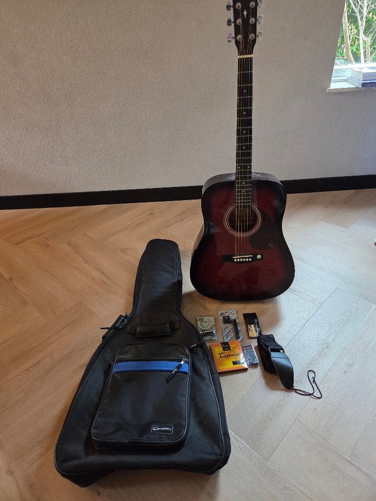 Akoestische gitaar Tenson D1, Ophalen, Zo goed als nieuw, Klassieke of Spaanse gitaar