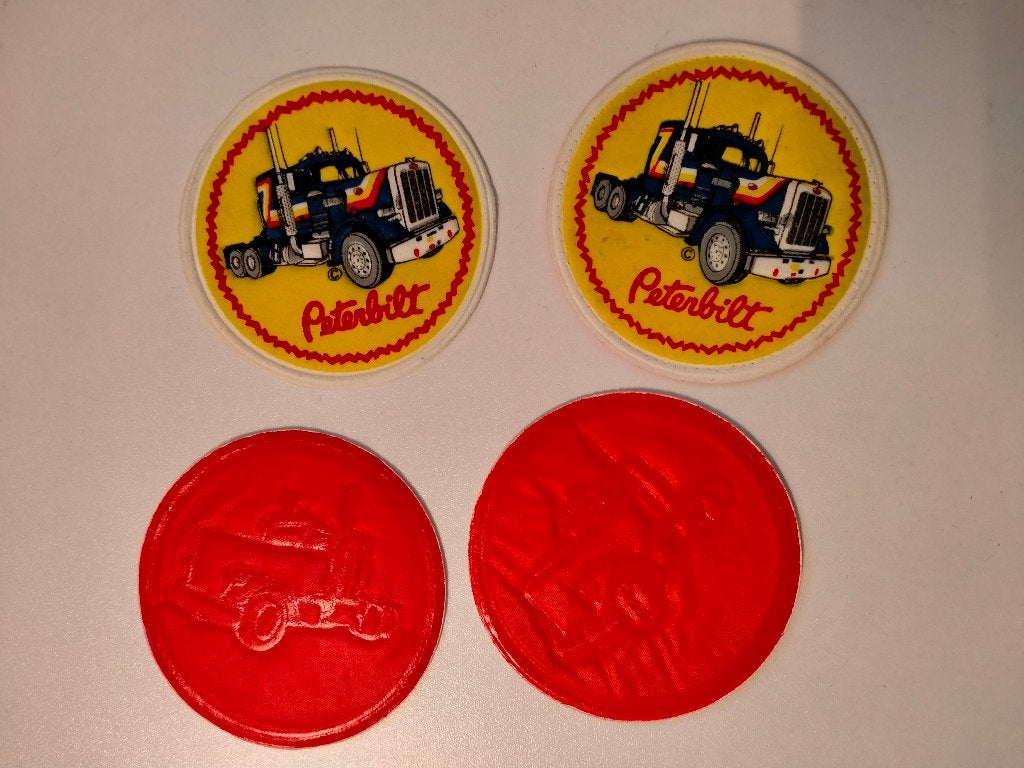 Peterbilt trucker truck vrachtwagen patch kledingembleem, Verzenden, Nieuw, Auto's