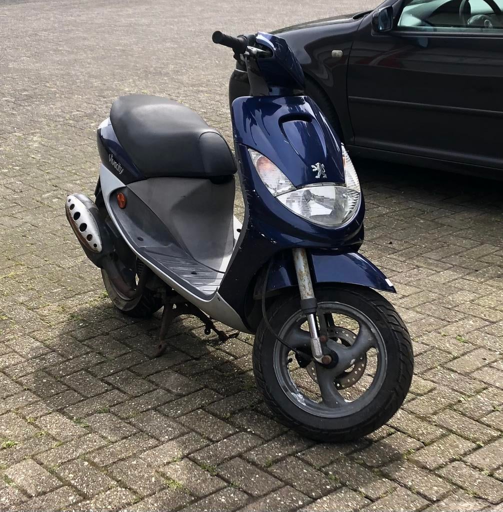 Vivacity 2005 geel kenteken, Fietsen en Brommers, Scooters | Peugeot, Ophalen, Tweetakt, Gebruikt, Maximaal 45 km/u