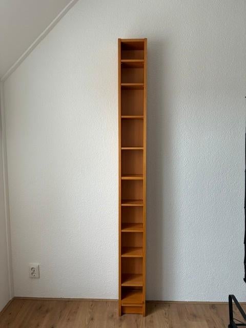 Ikea (boeken)kast grenen roodbruin, Huis en Inrichting, Ophalen, Minder dan 50 cm, 200 cm of meer, Zo goed als nieuw
