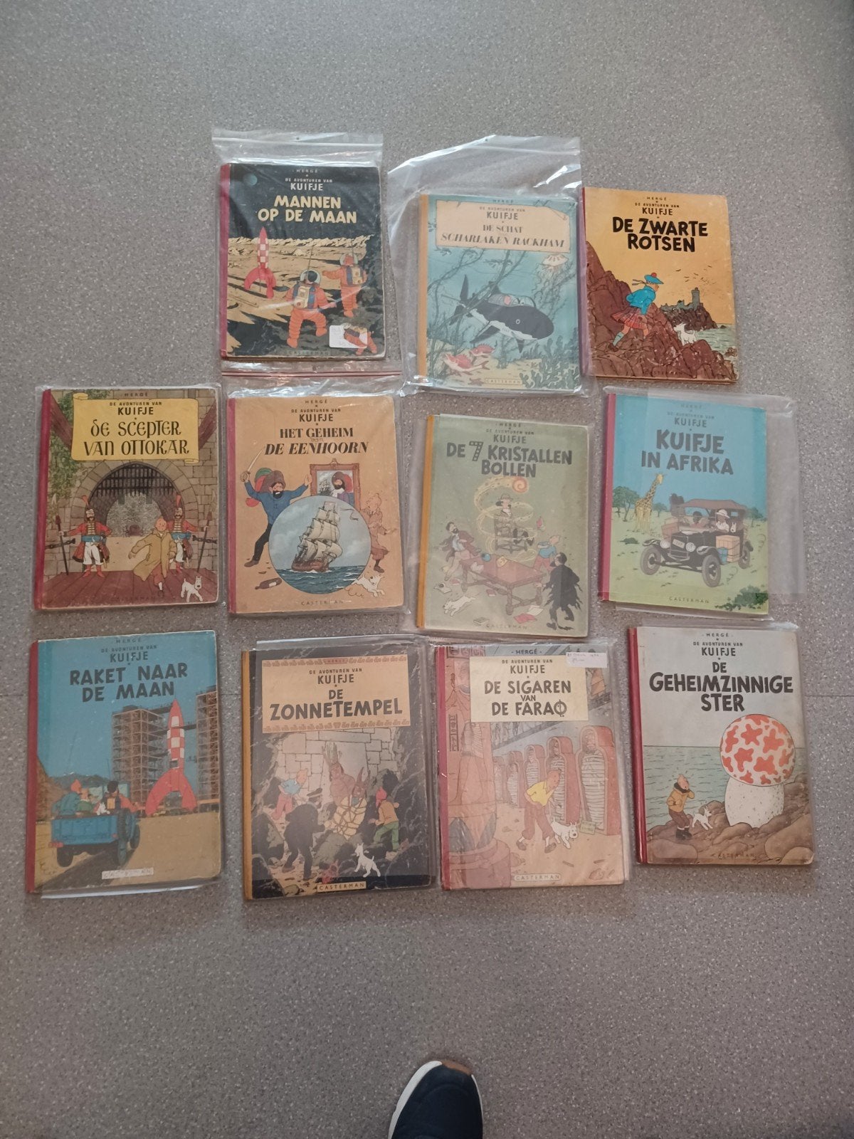 hardcover  zie foto's, Meerdere stripboeken, Ophalen, Gelezen, Hergé