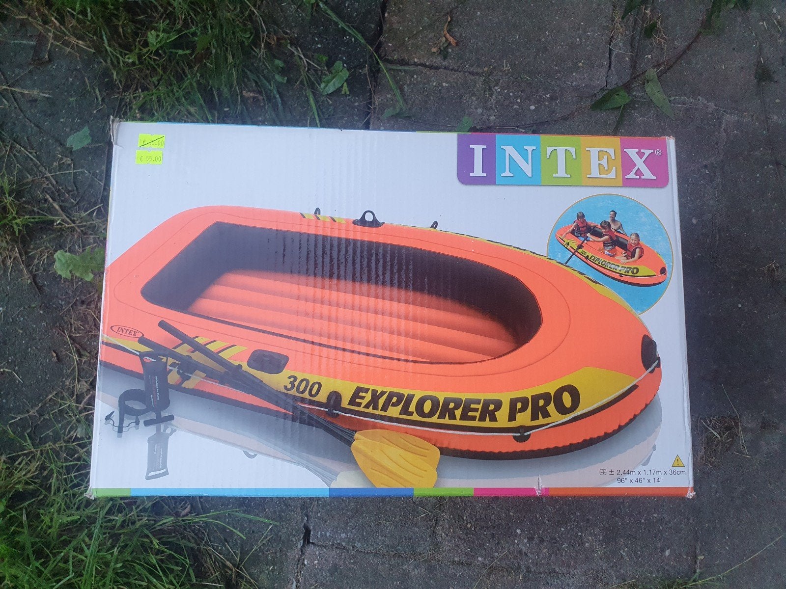 Intex explorer pro 300 rubberboot, Ophalen, Zo goed als nieuw