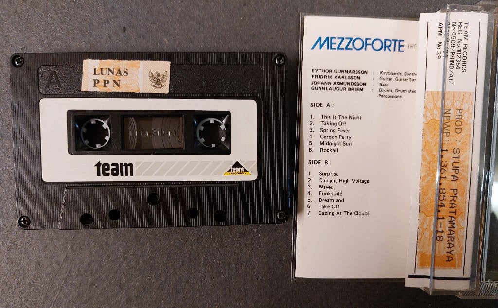Mezzoforte CASSETTE The Saga So Far, Cd's en Dvd's, Cassettebandjes, Gebruikt, 1 bandje, Ophalen of Verzenden, NvT