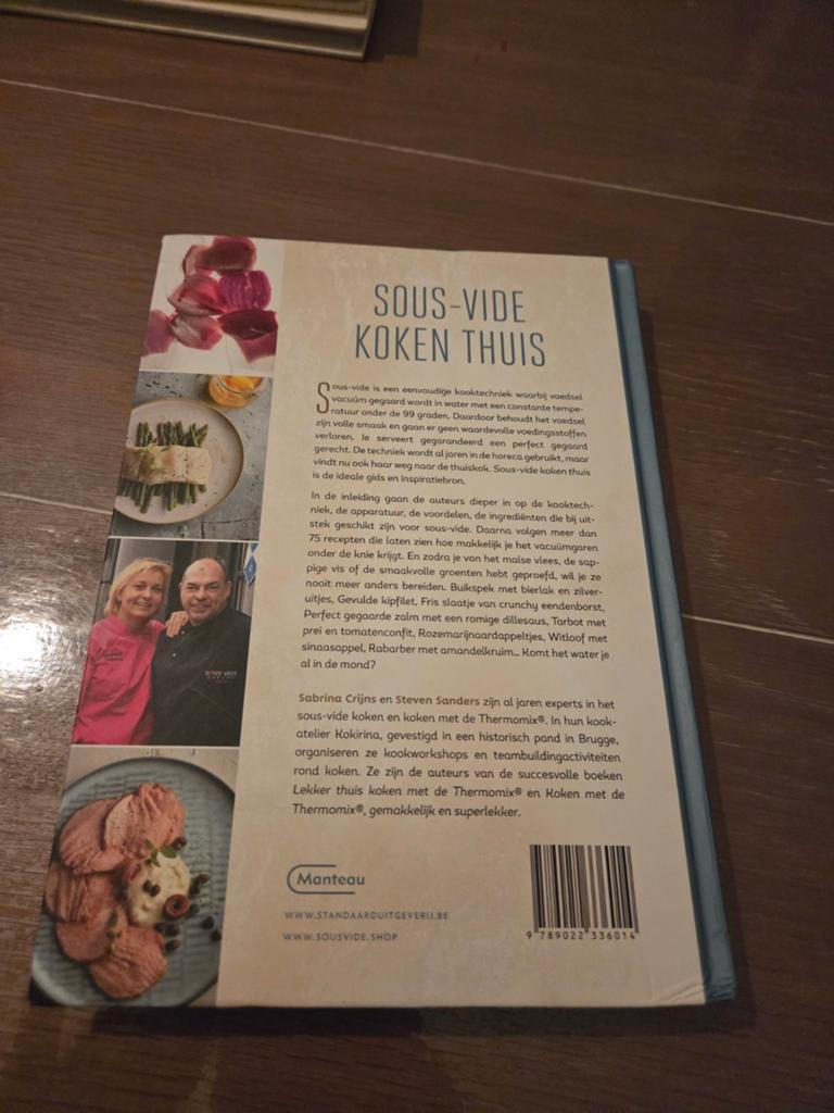 Sous Vide Koken Thuis - Vacuümgaren voor Smaakbehoud, Boeken, Kookboeken, Ophalen of Verzenden, Zo goed als nieuw, Steven Sanders, Sabrina Crijns