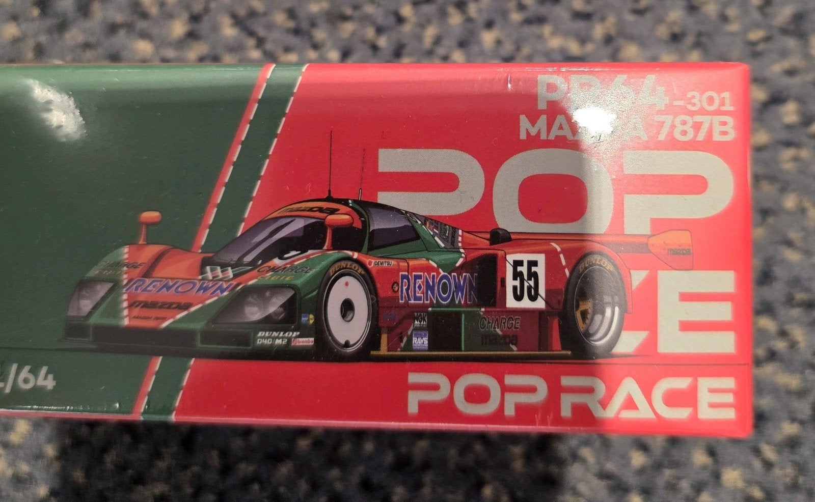 Pop Race Mazda 787B 1/64 Diecast Modelauto, Verzamelen, Speelgoed, Ophalen of Verzenden