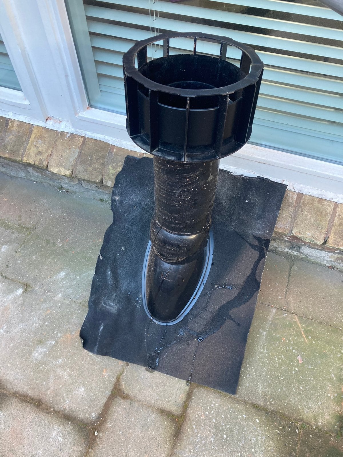 Ventilatiepijp als nieuw! 70cm hoog, Doe-het-zelf en Verbouw, Ventilatie en Afzuiging, Ophalen, Zo goed als nieuw