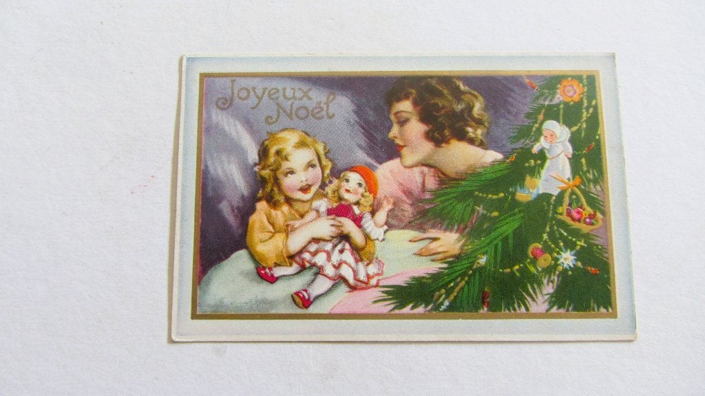 Joyeux Noél, Ophalen of Verzenden, Voor 1920, Ongelopen, Feest(dag)