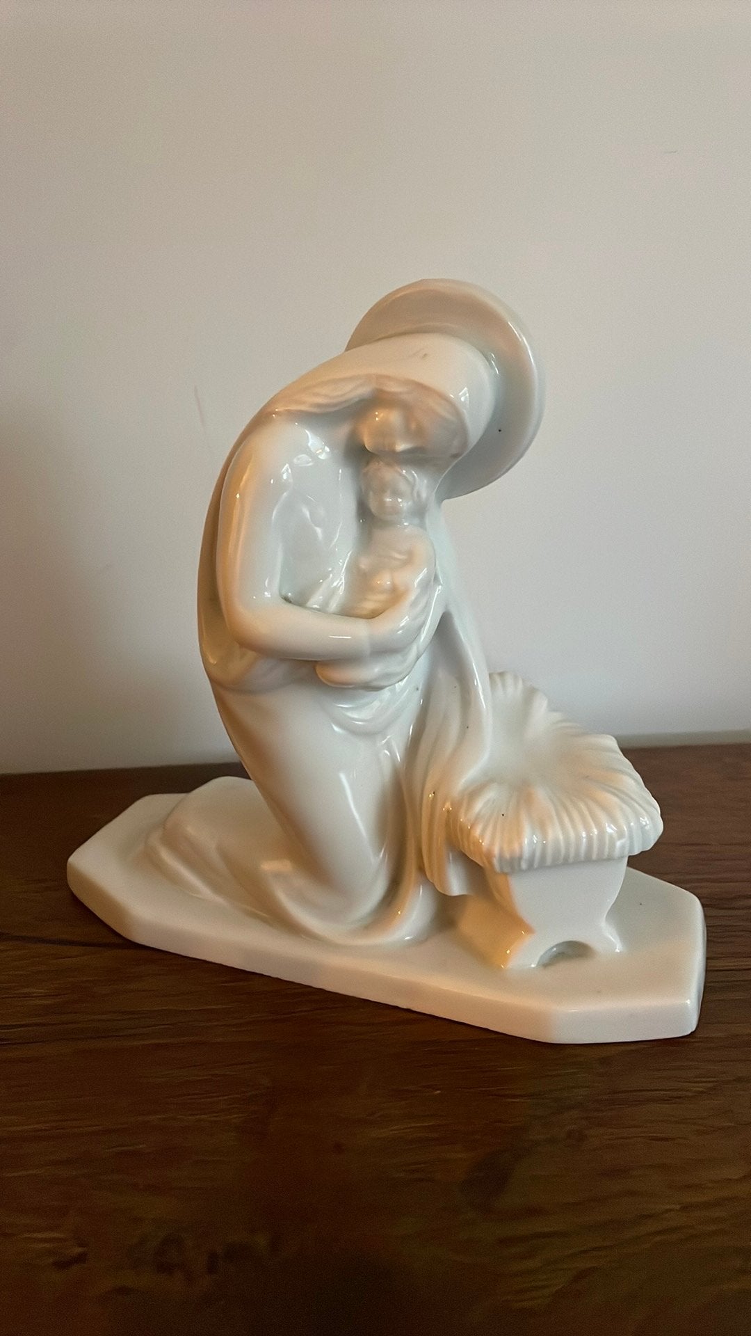 Beeldje moeder met kind, Ophalen of Verzenden, Zo goed als nieuw, Beeld(je), Christendom | Katholiek