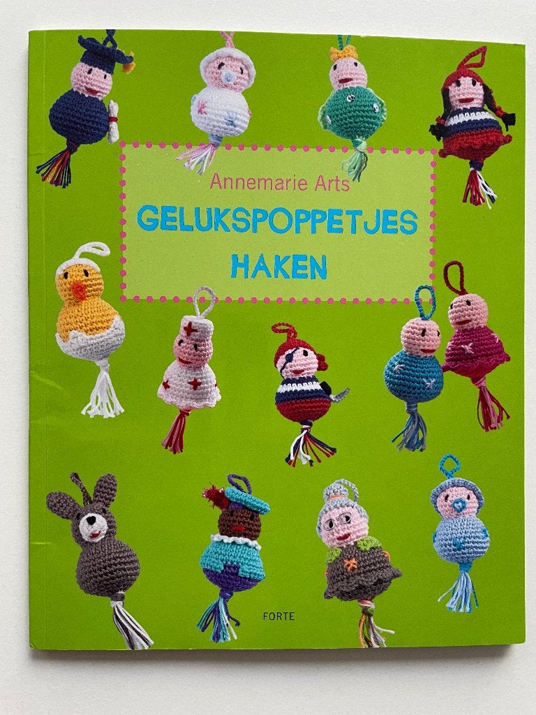 Gelukspoppetjes haken, Breien en Haken, Verzenden, Zo goed als nieuw, Annemarie Arts