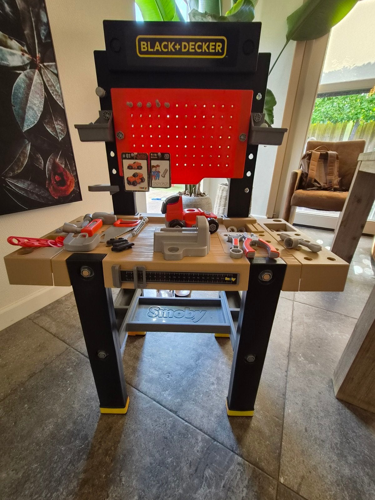 Black+Decker Smoby Werkbank met accessoires, Ophalen, Gebruikt, Bouwen
