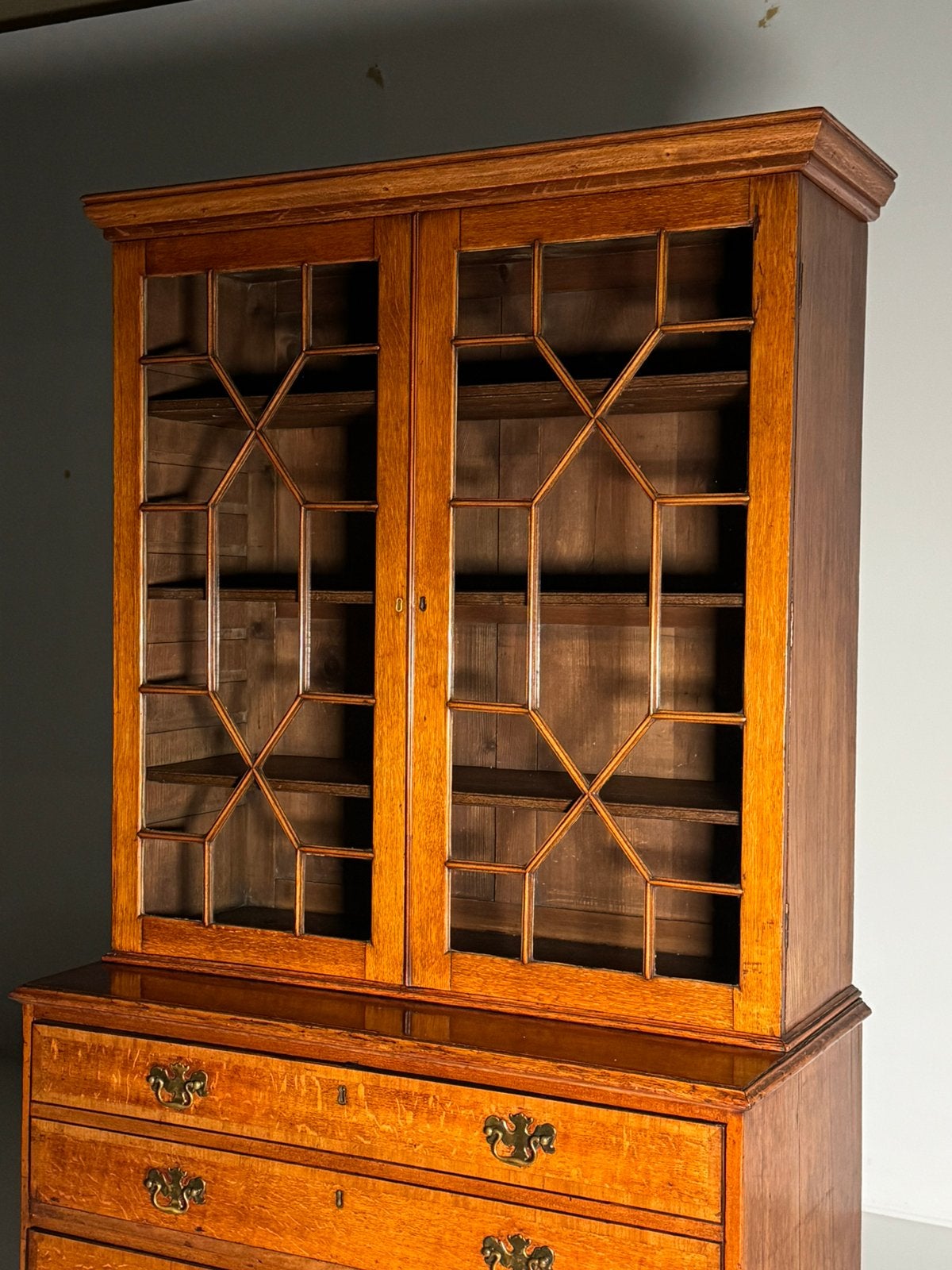 Engelse Bureau Bookcase ca. 1800, Ophalen of Verzenden, Zo goed als nieuw
