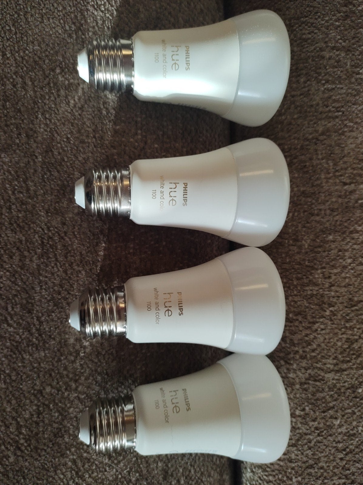 Philips Hue White and Color E27 LED Lampen (4 stuks), Ophalen of Verzenden, Zo goed als nieuw