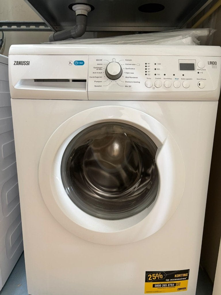 Zanussi Lindo 100 ZWF71440W, Ophalen, Gebruikt, 85 tot 90 cm, 1200 tot 1600 toeren