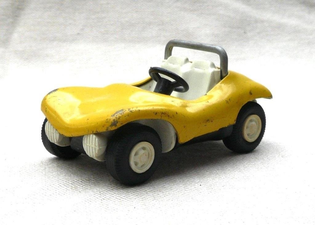 Tonka USA 1970 strandbuggy vw volkswagen (geel). 1/40., Antiek en Kunst, Antiek | Speelgoed, Ophalen of Verzenden