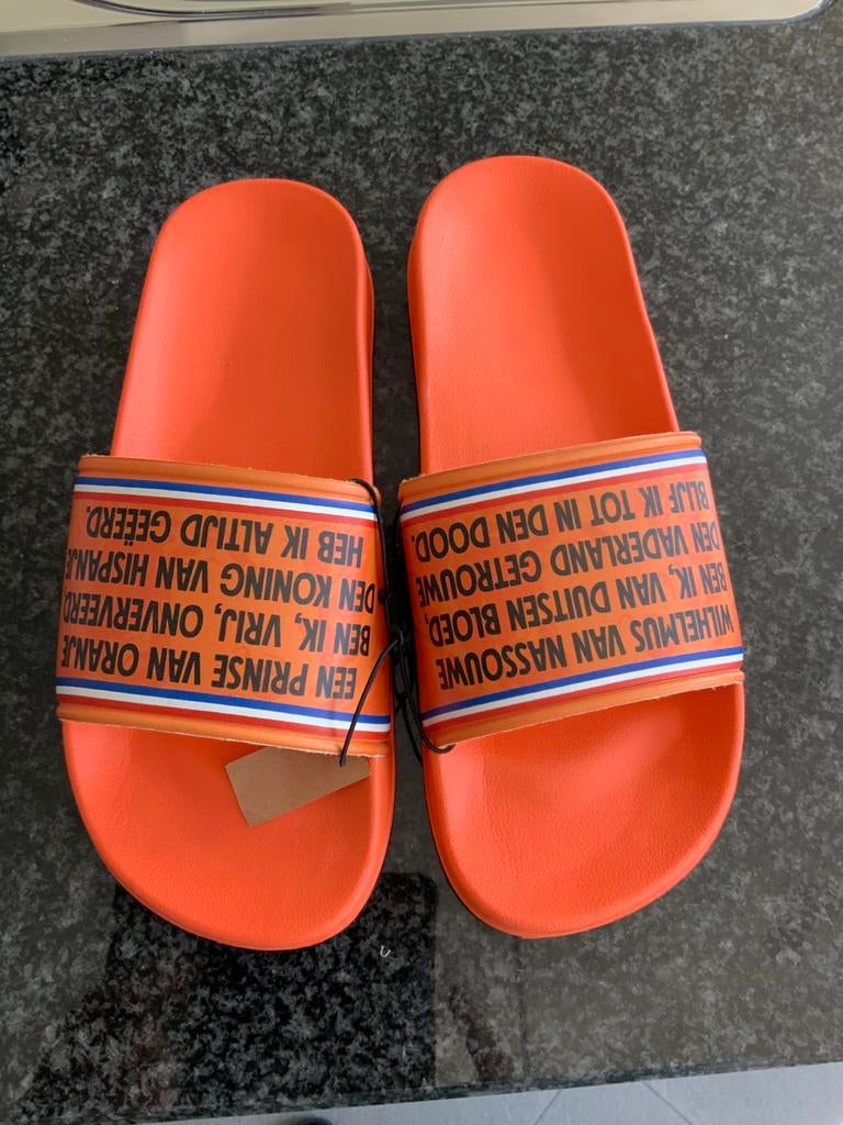 Nieuwe oranje badslippers. Mt.36/37, Ophalen of Verzenden, Nieuw, Oranje, Overige typen