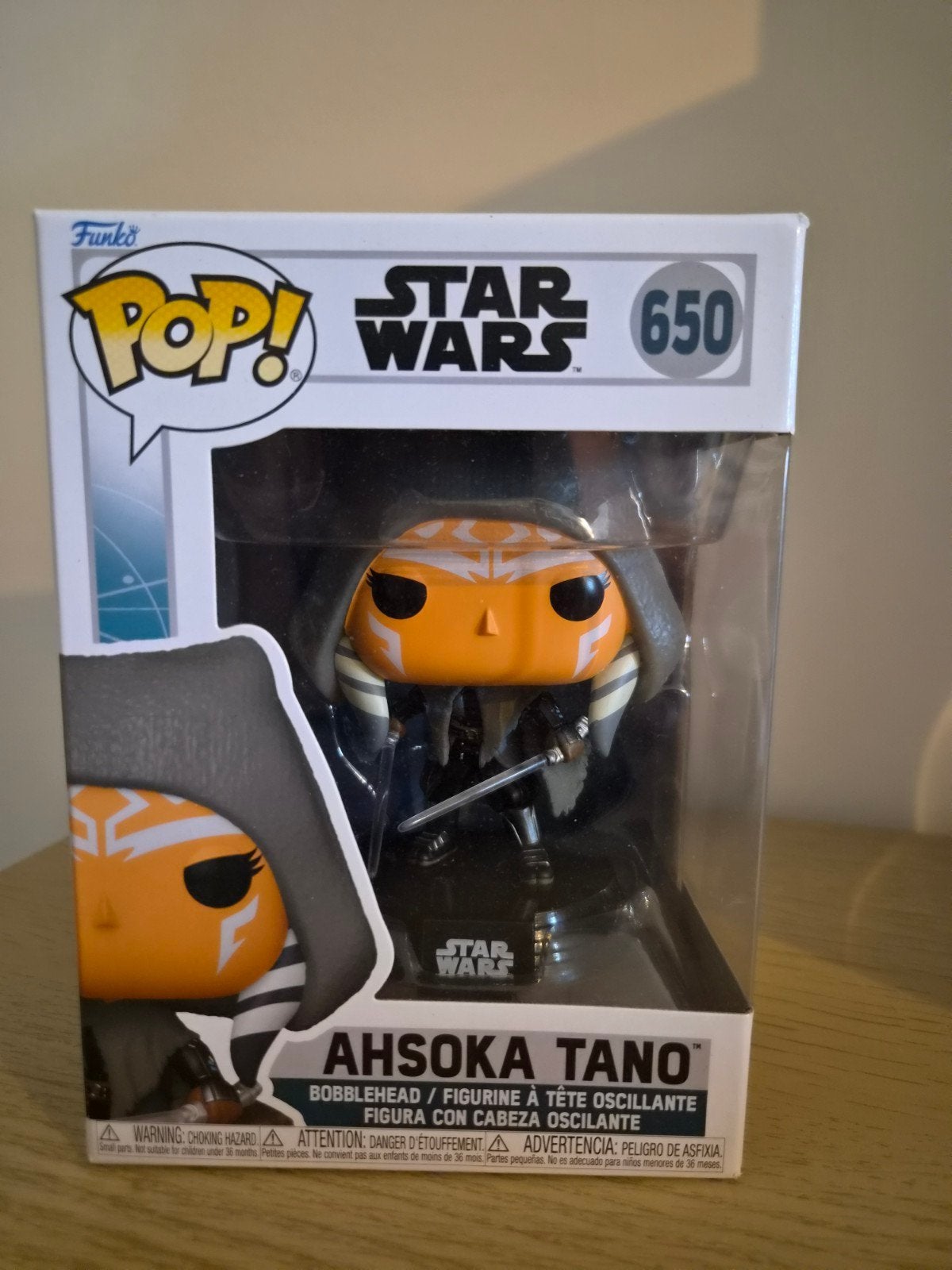 Funko Pop! Star Wars Ahsoka Tano #650, Ophalen of Verzenden, Nieuw, Actiefiguurtje