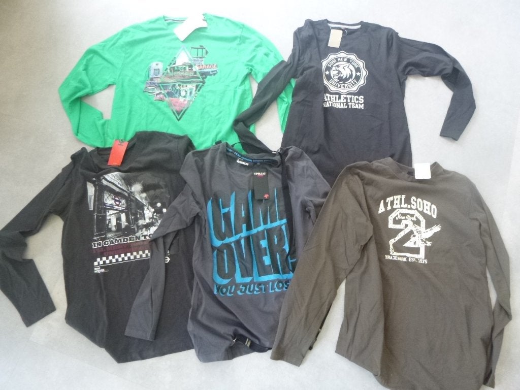 jongens kledingpakket mt 176, 5x shirt lange mouw, nieuw, Kinderen en Baby's, Kinderkleding | Maat 176, Verzenden, Nieuw, Jongen