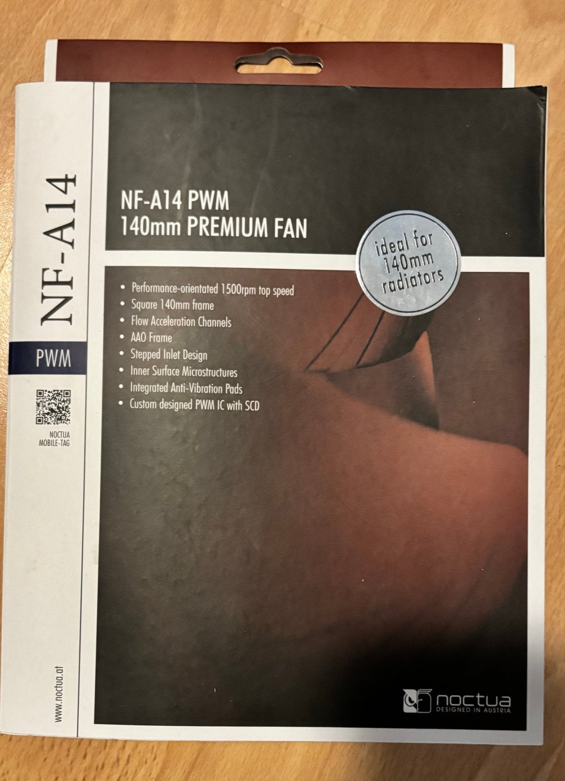 4x Noctua NF-A14 PWM 140mm Premium Ventilator, Computers en Software, Ophalen of Verzenden, Nieuw, Luchtkoeling