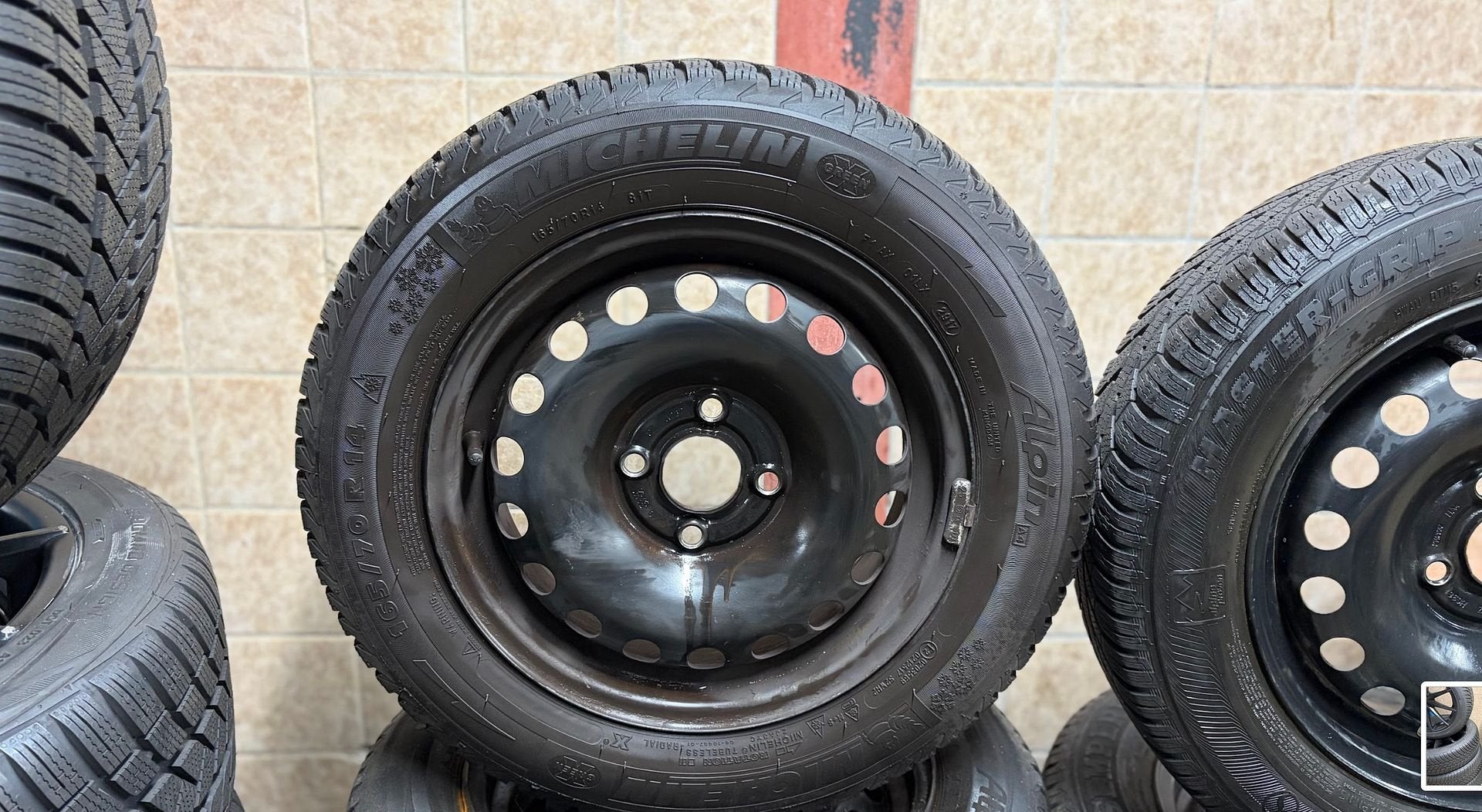 Stalen velg | 165/70/14 | Winterbanden | Direct beschikbaar, Auto-onderdelen, Banden en Velgen, Ophalen, 14 inch, Gebruikt, -