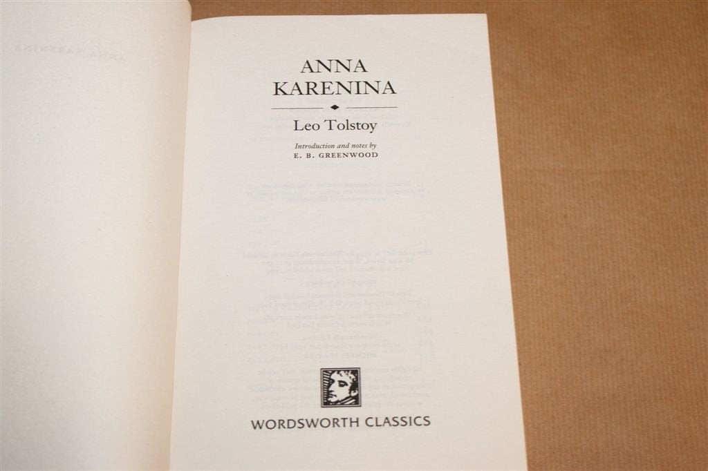 Anna Karenina — Tolstoj, Wordsworth Classics, Boeken, Literatuur, Ophalen of Verzenden, Gelezen