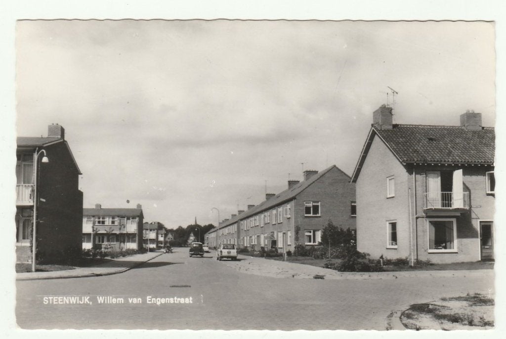 Steenwijk - Willem van Engenstraat, Ophalen of Verzenden, 1960 tot 1980, Ongelopen, Overijssel