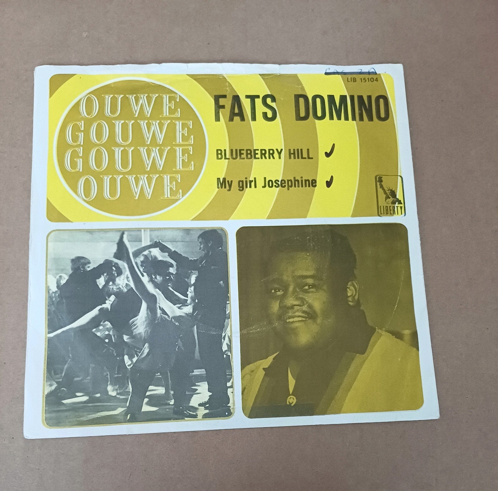 Fats Domino  - Blueberry Hill/My Girl Josephine, Cd's en Dvd's, Vinyl Singles, Gebruikt, 7 inch, Single, Ophalen of Verzenden