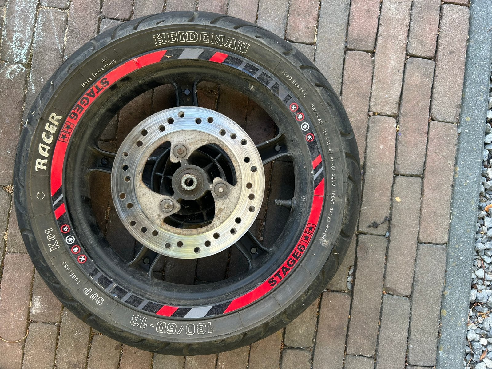 Yamaha Aerox banden velgen set met bevestigingsbouten, Ophalen, Gebruikt, Overige typen, Yamaha