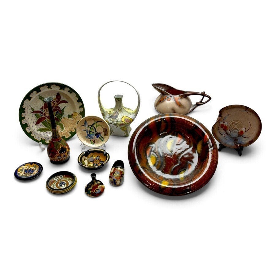 Lot divers plateel en aardewerk (12x), Antiek en Kunst, Ophalen of Verzenden