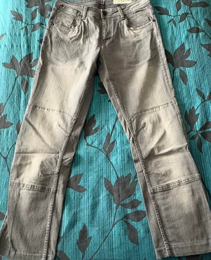 LIVERGY Slim Fit Jeans Grijs maat 48, Ophalen of Verzenden, Zo goed als nieuw, Blauw, W32 (confectie 46) of kleiner