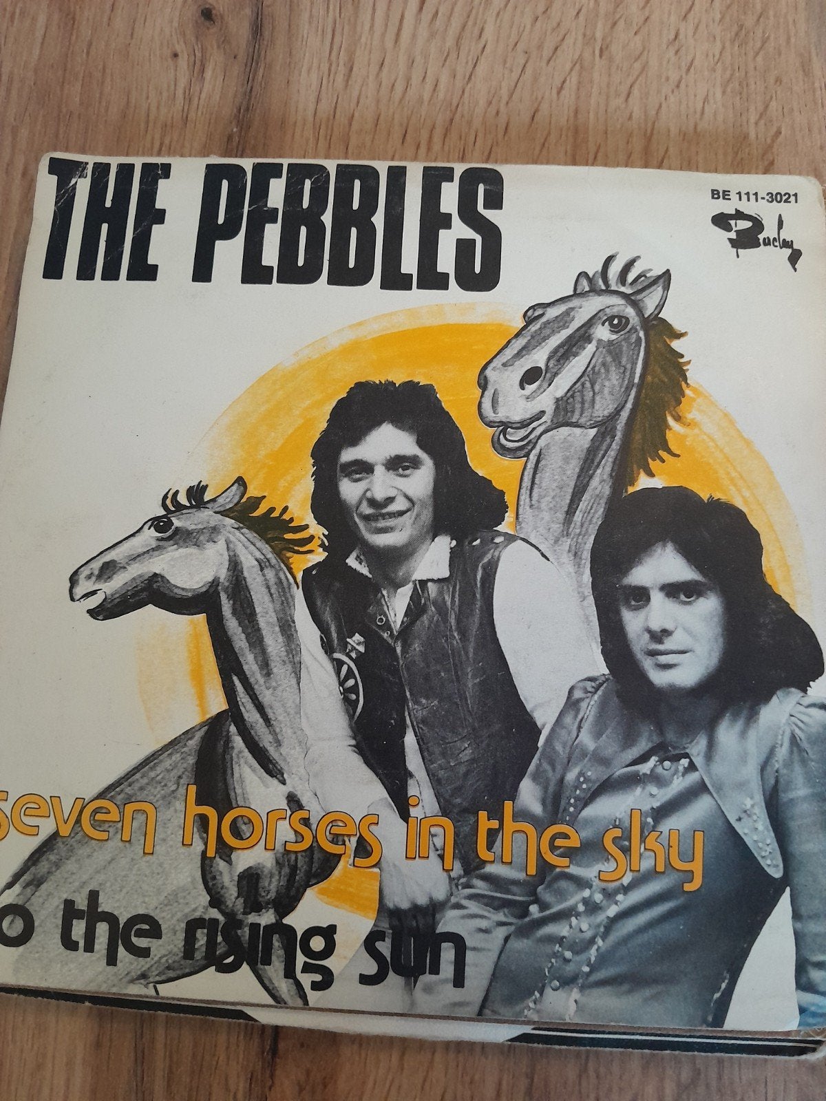 the pebbles 7 inch seven horses in the sky, Cd's en Dvd's, Ophalen of Verzenden, Zo goed als nieuw, Pop