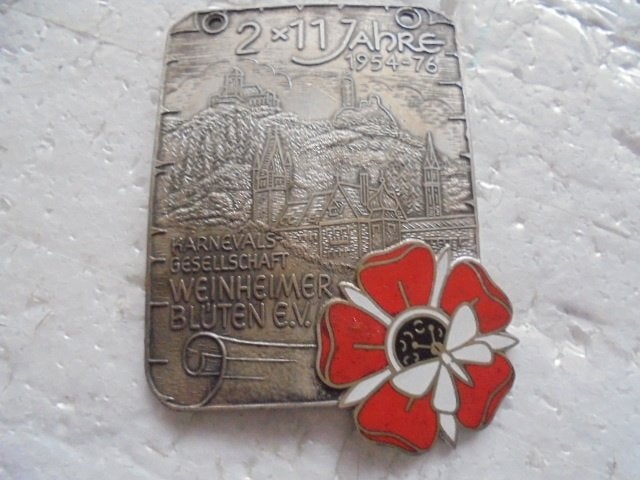 2x11 Jahre 1954-76 karnevalsgesellschaft WEIHEIMER BLUTEN EV, Verzenden, Overige materialen