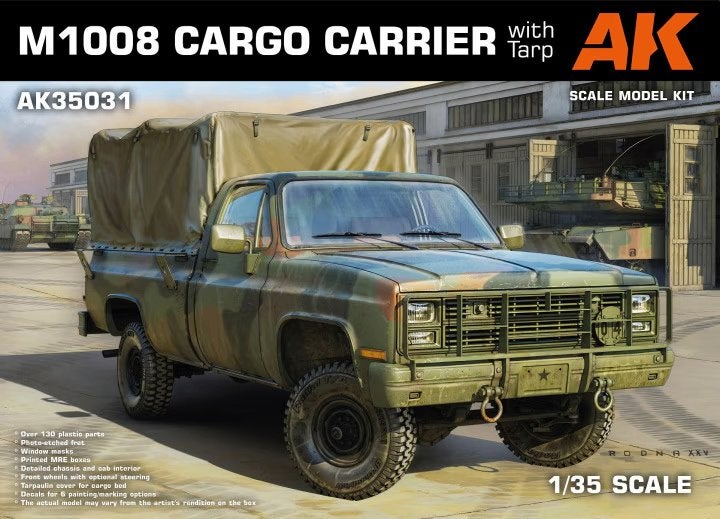 D-514,AK 1-35,NO,AK35031,M1008 CARGO CARRIER with Tarp, Overige merken, 1:32 tot 1:50, Overige typen, Nieuw