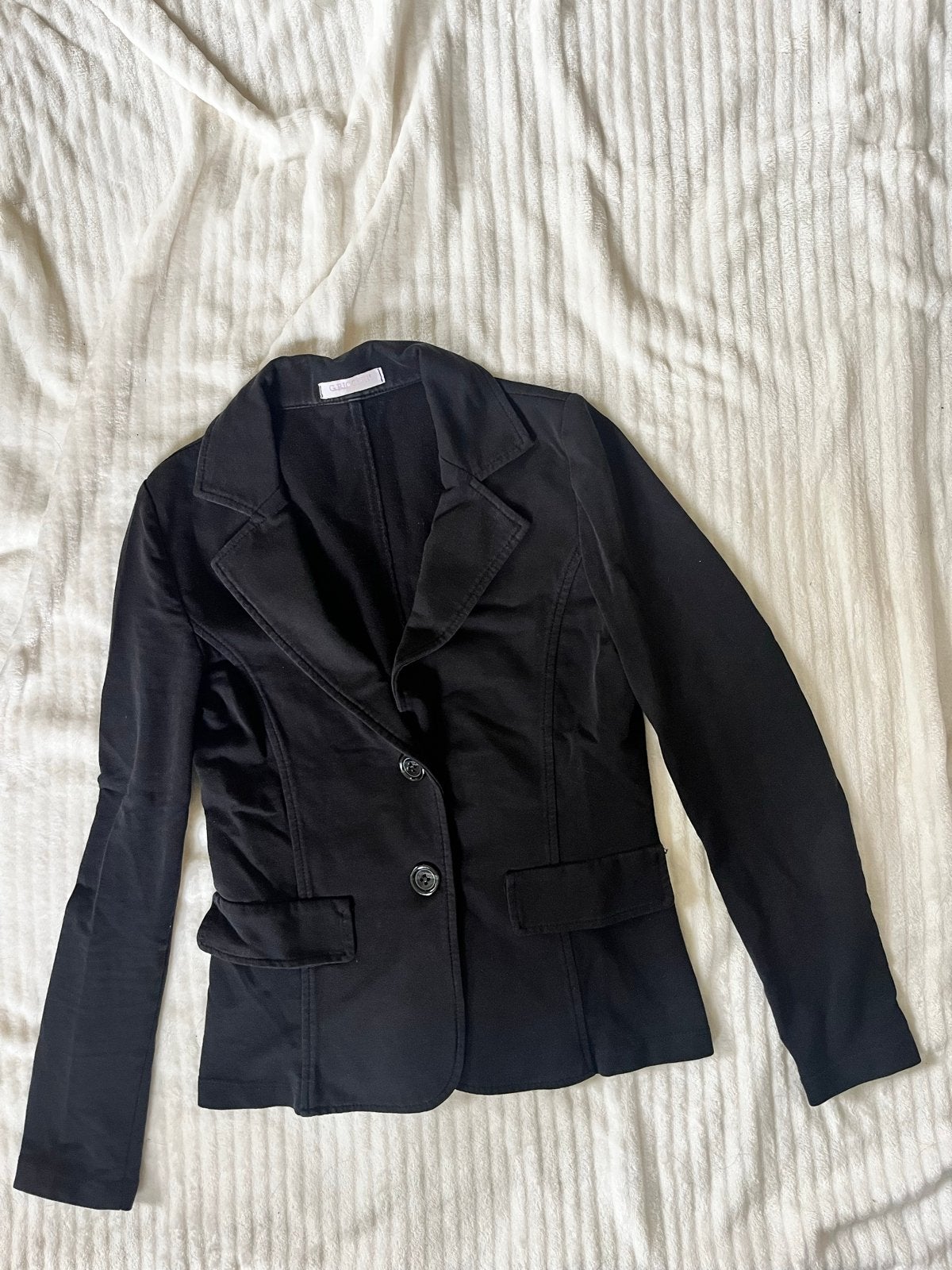 Zwart Jasje/blazer G. Ricceri Maat S, Zwart, Ophalen of Verzenden, Jasje, Maat 36 (S)