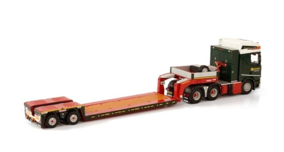 WSI SCANIA R HIGHLINE 6X4 + DIEPLADER GOUDRIAAN, ., Nieuw, Ophalen of Verzenden, Bus of Vrachtwagen