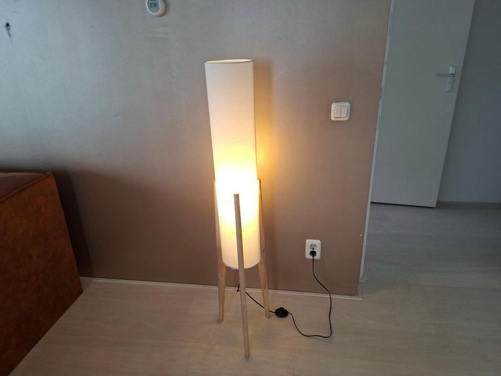 Japandi vloerlamp, Ophalen of Verzenden, Zo goed als nieuw