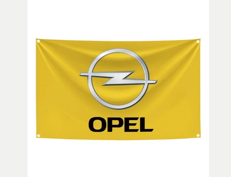 Grote vlaggen Opel (150x90cm), Ophalen of Verzenden, Nieuw