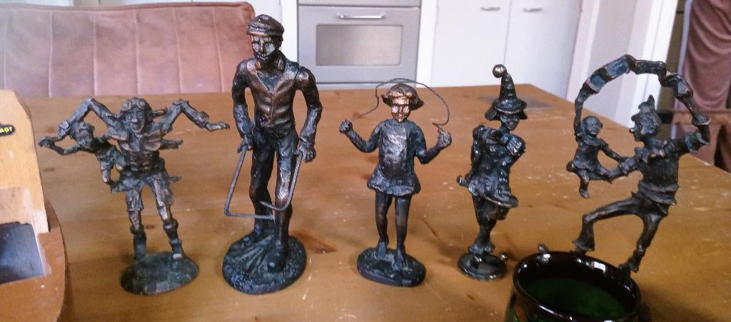 Mooie bronzen beeldjes, Ophalen of Verzenden, Gebruikt, Mens