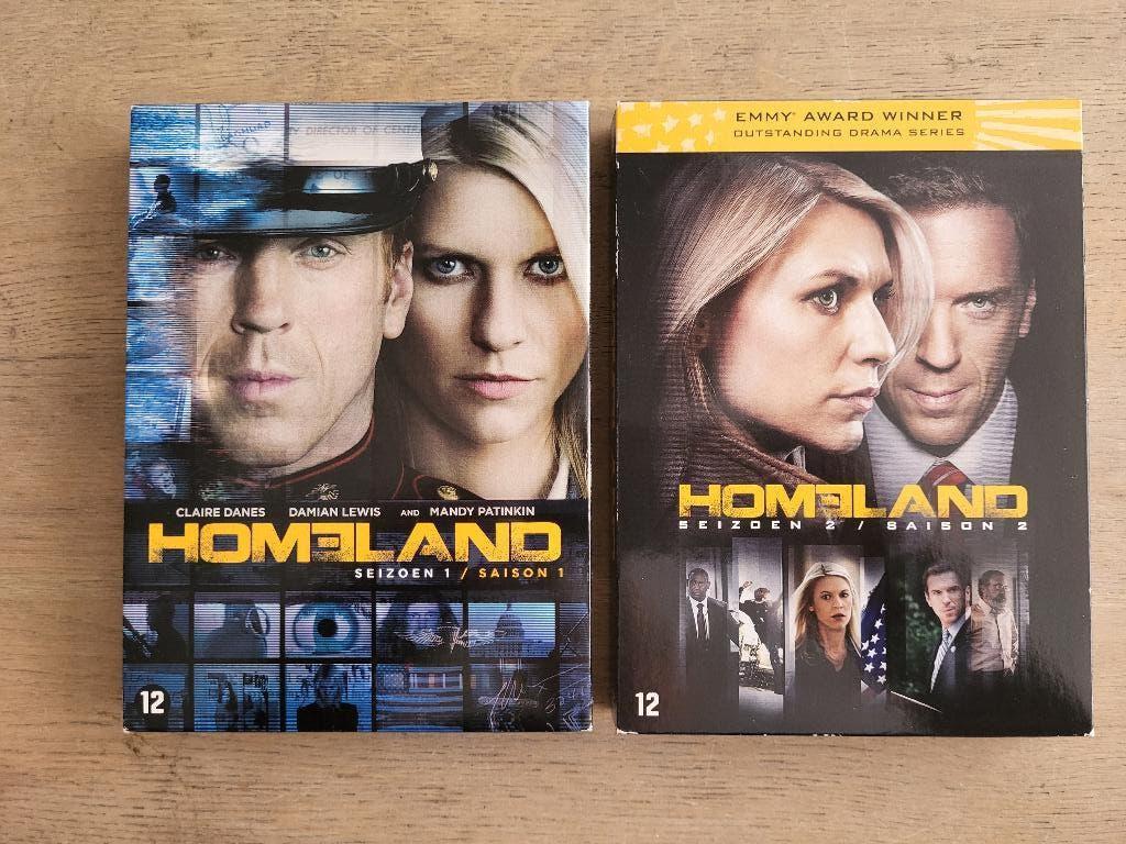 DVD Homeland seizoen 1 en 2!, Vanaf 12 jaar, Ophalen of Verzenden, Zo goed als nieuw