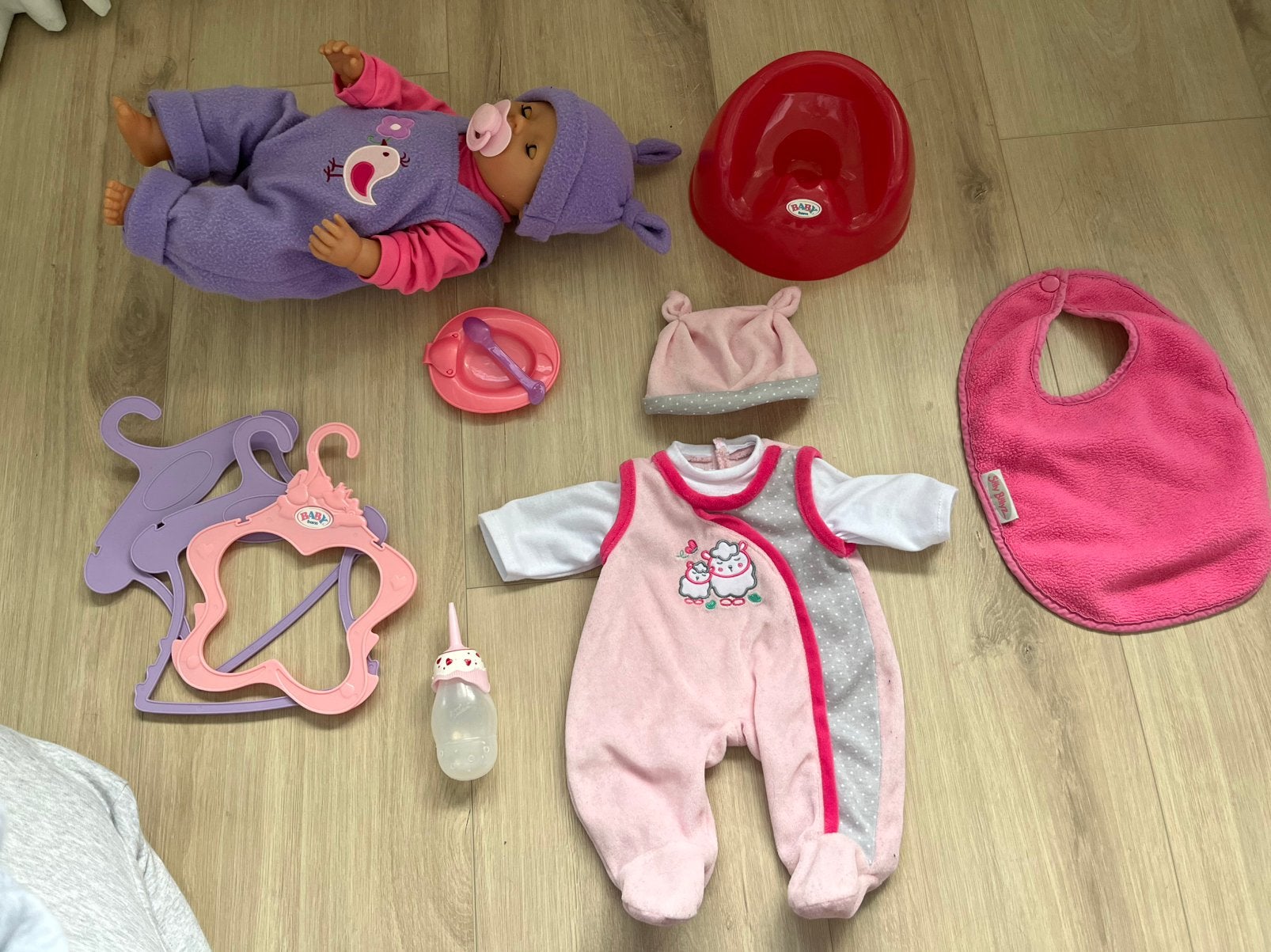 Originele baby born inclusief accessoires, Ophalen of Verzenden, Gebruikt, Babypop