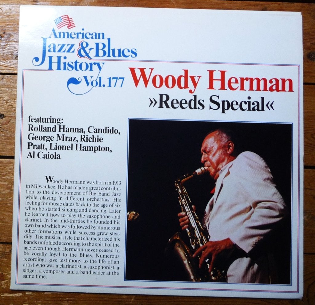 Woody Herman – Reeds Special, Cd's en Dvd's, Vinyl | Jazz en Blues, LP, Gebruikt, Ophalen of Verzenden, 12 inch