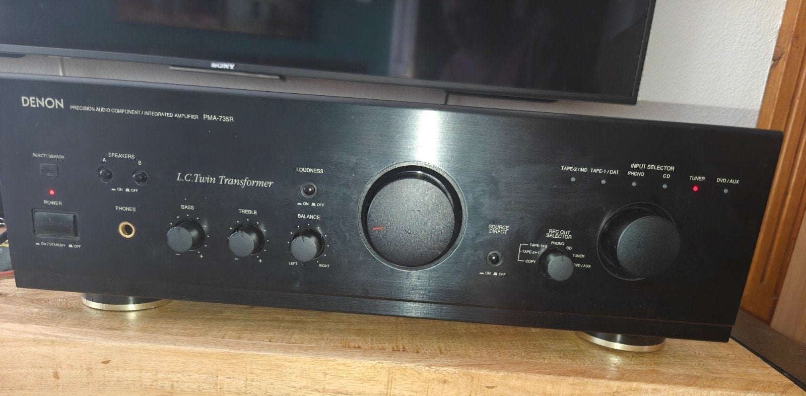 Denon pma 735R, Ophalen, Zo goed als nieuw, 60 tot 120 watt, Denon