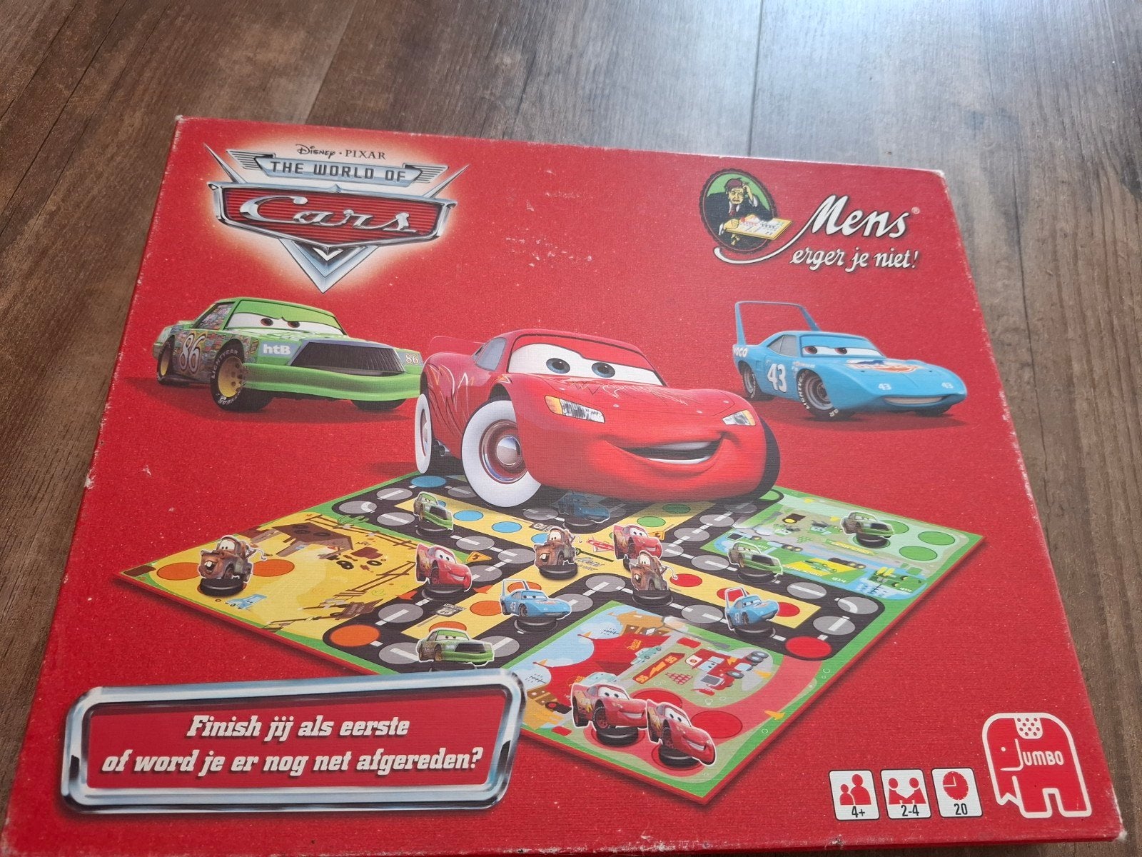 Mens erger je niet cars, Een of twee spelers, Ophalen of Verzenden, Gebruikt, Jumbo